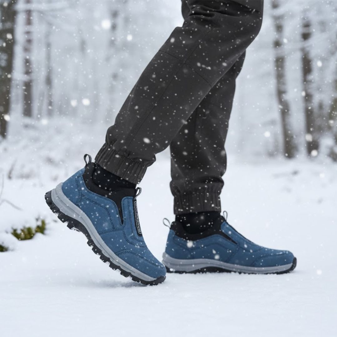 Outdoor instappers voor dames en heren met profielzool