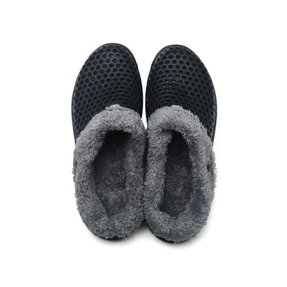 Pantoffels van EVA met gaten, fleece voering en open hiel - beeld 6