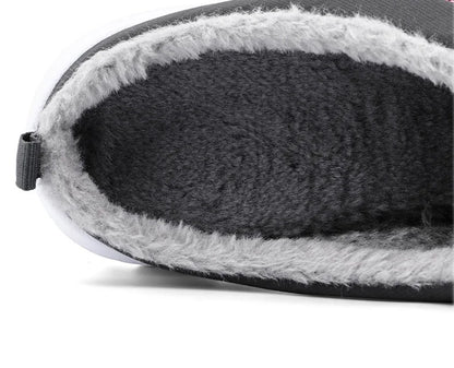 Pantoffels voor heren met witte sneakerzool, open hiel en zigzagstiksel op de wreef - beeld 5