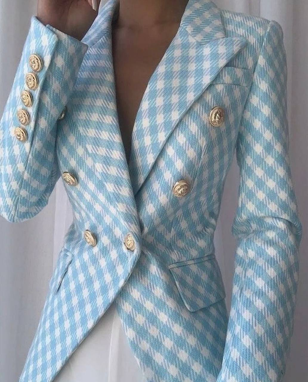 Blazer - Dames - Stijlvolle Miranda Rose Blazer van Hoogwaardige Katoen met Elegante Pasvorm