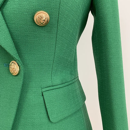 Blazer voor Dames - Antonia Deep Green - Stijlvolle en Comfortabele Pasvorm in Hoogwaardige Stof