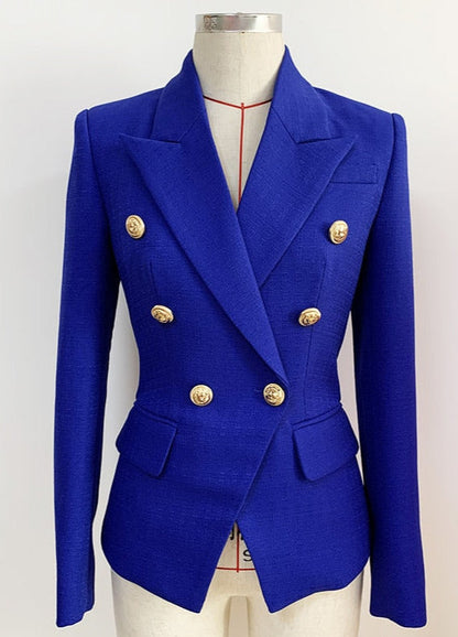 Blazer - Dames - Elegante VIVIENNE Blazer van Hoogwaardig Katoen met Getailleerde Pasvorm