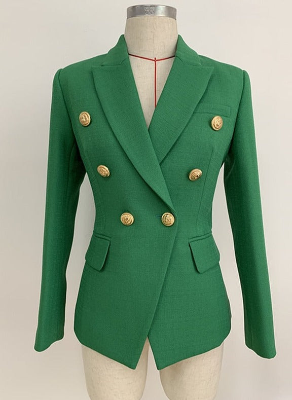 Blazer voor Dames - Antonia Deep Green - Stijlvolle en Comfortabele Pasvorm in Hoogwaardige Stof