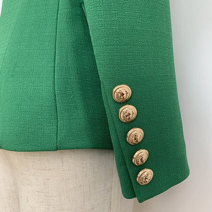 Blazer voor Dames - Antonia Deep Green - Stijlvolle en Comfortabele Pasvorm in Hoogwaardige Stof