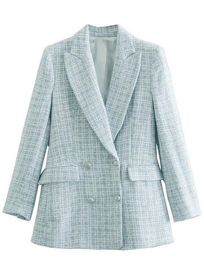 Tweed Blazer - Dames - Stijlvolle Milena Tweed met Perfecte Pasvorm en Tijdloos Design