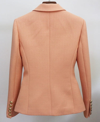 Blazer - Dames - Pink Nude - Elegante Pasvorm van Hoogwaardige Stof