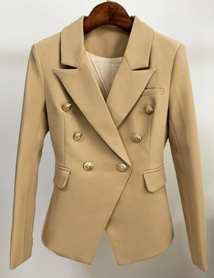 Blazer - Dames - ZINNA Beige, Stijlvolle en Comfortabele Pasvorm van Hoogwaardig Materiaal