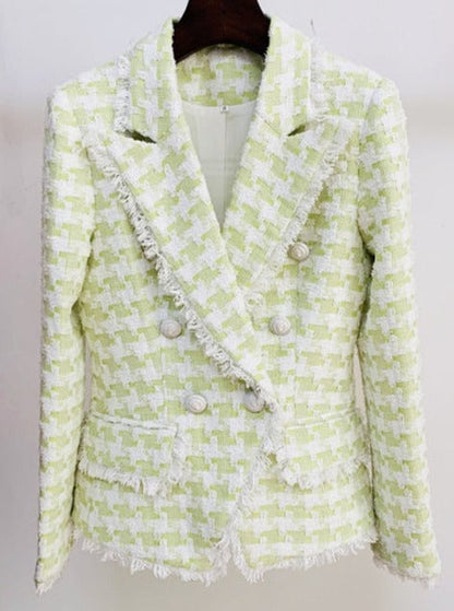 Tweed Blazer - Dames - Chic en Elegante Lolita Runway Stijl