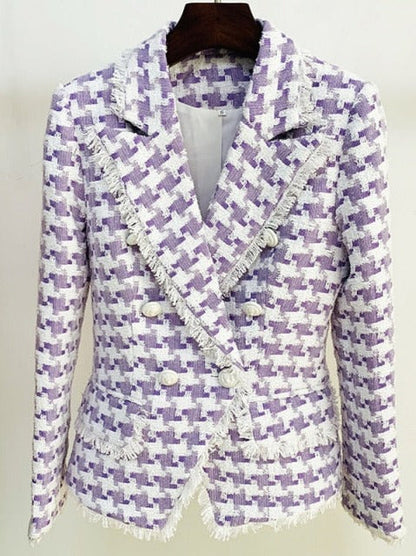 Tweed Blazer - Dames - Chic en Elegante Lolita Runway Stijl