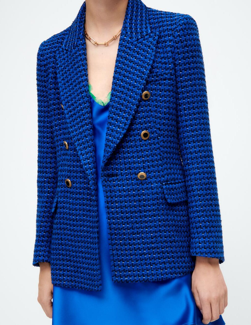 Tweed Blazer - Dames - Stijlvolle kleur met elegante pasvorm