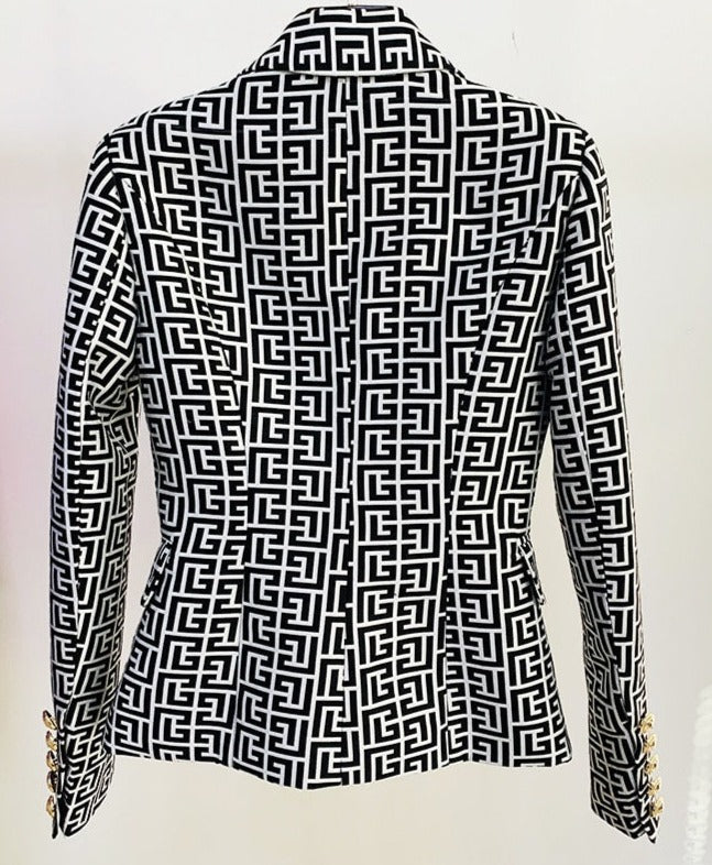 Double-Breasted Blazer voor Dames - Stijlvolle Taira met Luxe Stoffen en Elegante Pasvorm