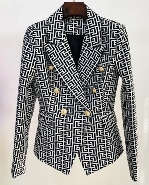 Double-Breasted Blazer voor Dames - Stijlvolle Taira met Luxe Stoffen en Elegante Pasvorm