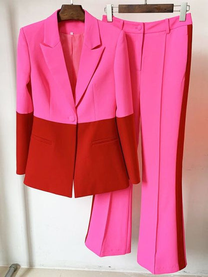 Blazer Suit - Dames - ELINE RUNWAY Stijl, Elegant Design, Perfecte Pasvorm