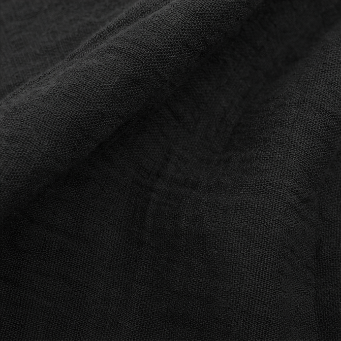 Linnen blouse dames met V-hals - detailfoto