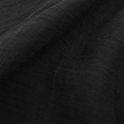 Linnen blouse dames met V-hals - detailfoto