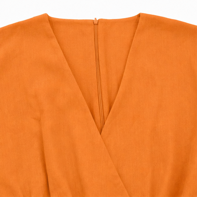 Jumpsuit dames met wijde pijp - detailfoto