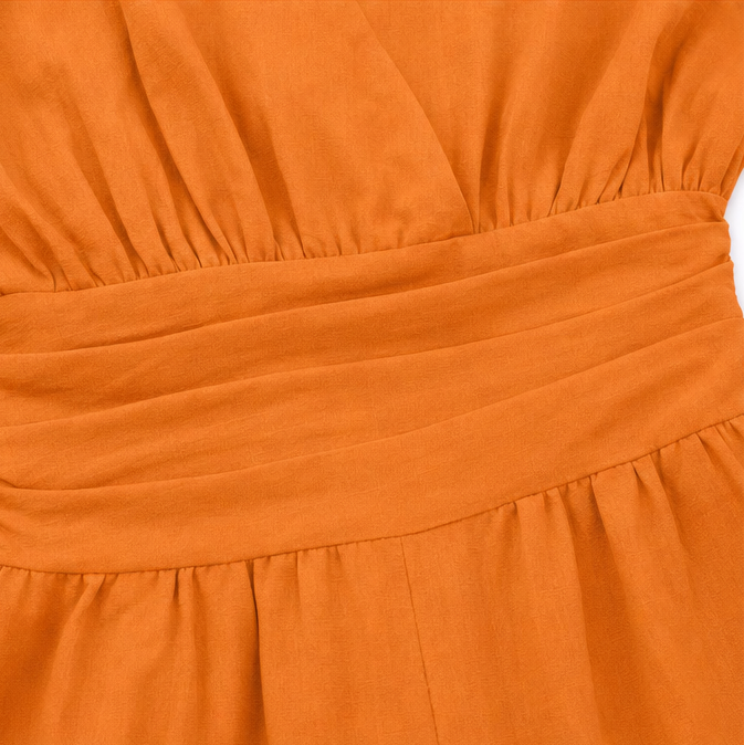 Jumpsuit dames met wijde pijp - detailfoto