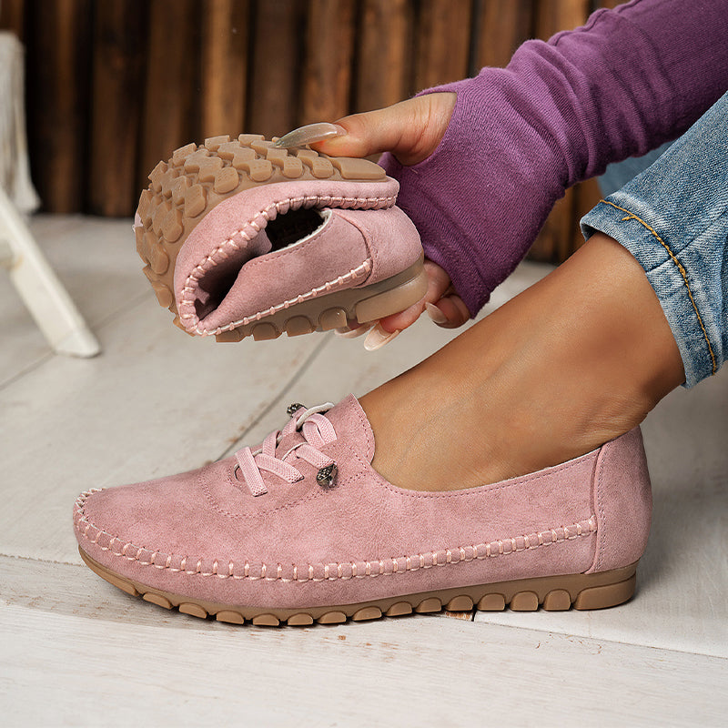 Loafers dames van zacht kunstleer - antislip - productfoto