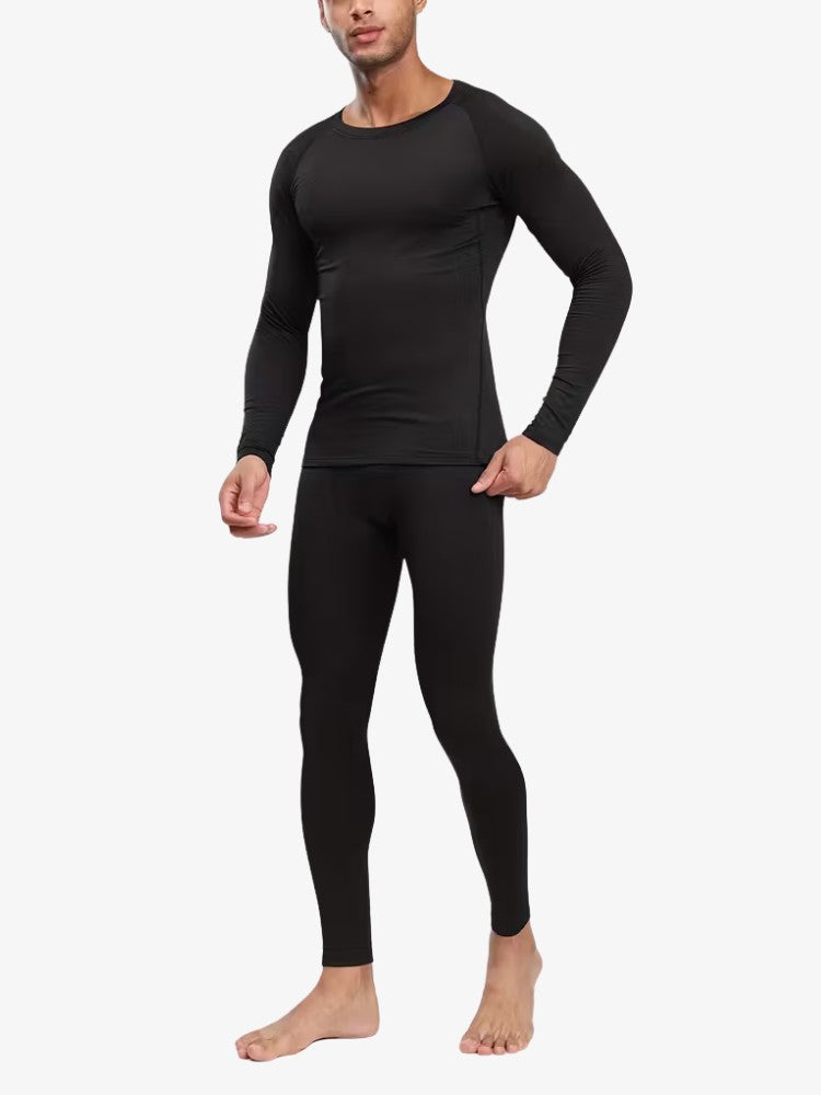 Thermoset voor heren met shirt met lange mouwen en lange broek