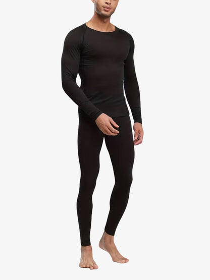 Thermoset voor heren met shirt met lange mouwen en lange broek - beeld 2