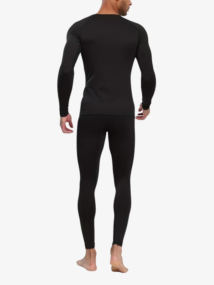 Thermoset voor heren met shirt met lange mouwen en lange broek - beeld 4
