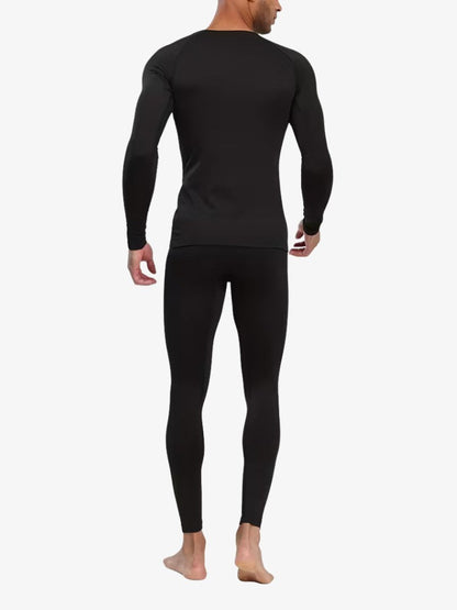 Thermoset voor heren met shirt met lange mouwen en lange broek - beeld 4