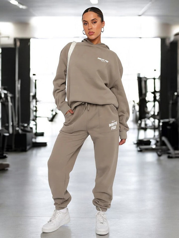 Trendy Dames Trainingspak – Zachte Hoodie en Joggers voor Comfort en Stijl