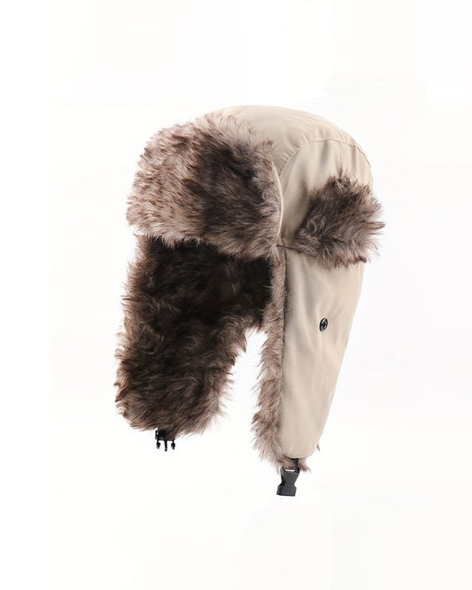 Trappermuts met oorflappen en voering van imitatiebont - beeld 2