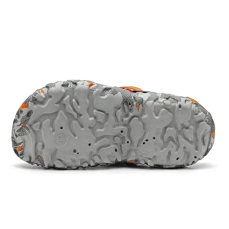 Tuinklompen van EVA met camouflageprint, gaten en verstelbare hielband - beeld 2