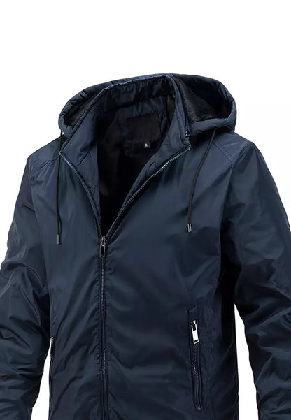 Waterdichte Winterjas Heren - Fleece Voering - Warm en Comfortabel - Perfect voor Koude Dagen