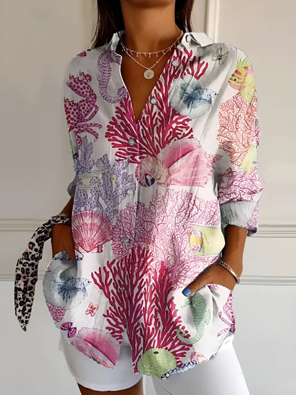 Maritte Blouse met Trendy Prints – Perfect voor Elke Gelegenheid