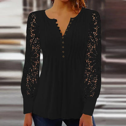 Ruby Witte Blouse - Comfortabel Katoen - Chic en Casual