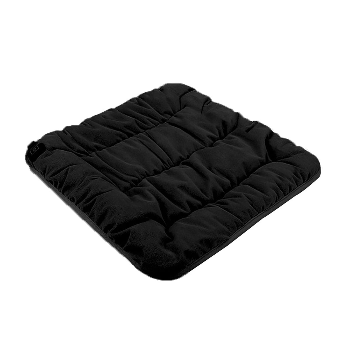 Verwarmd zitkussen van 45 x 45 cm met USB-C-aansluiting en drie standen - zwart