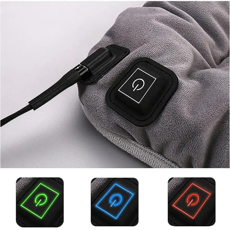 Verwarmd zitkussen van 45 x 45 cm met USB-C-aansluiting en drie standen - beeld 6