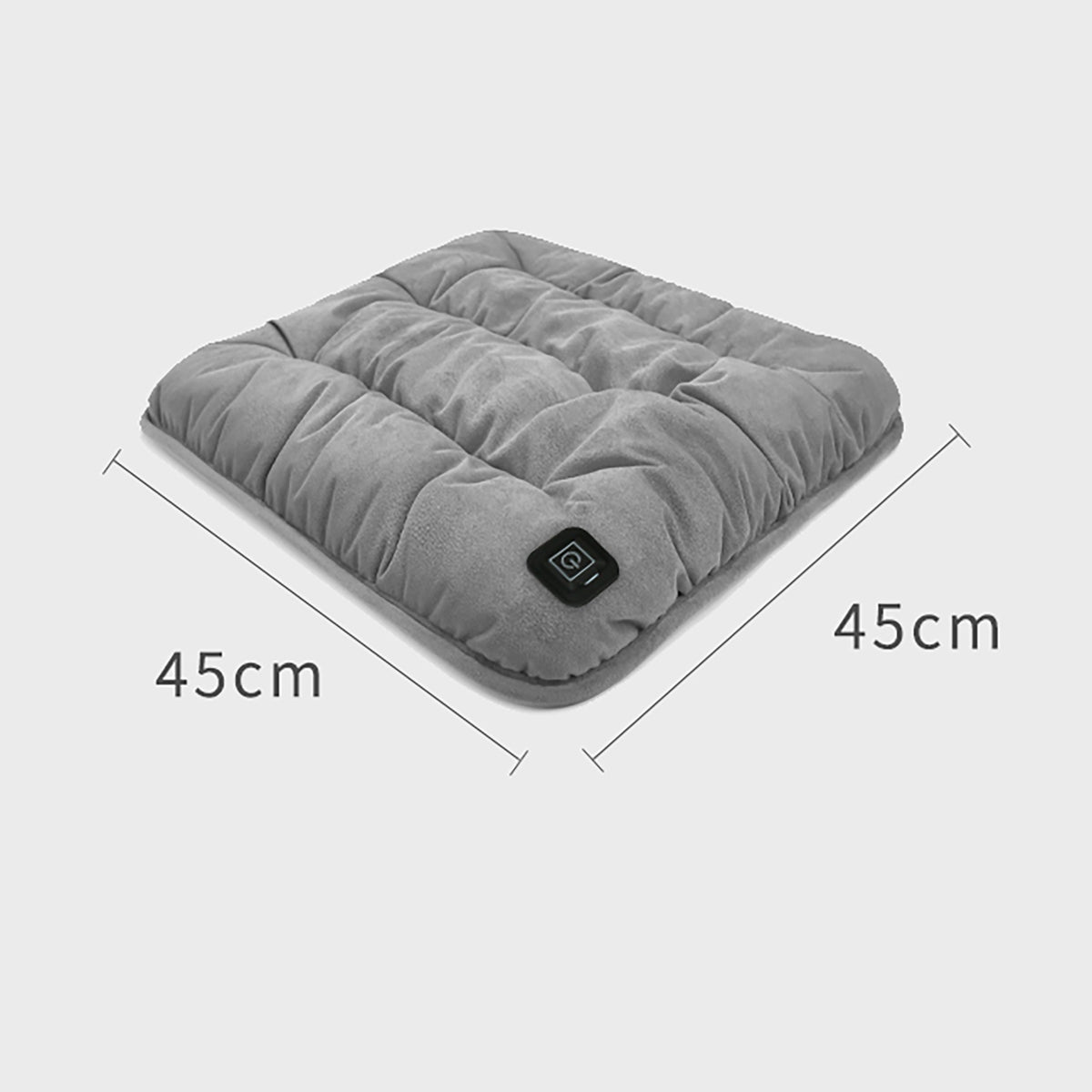 Verwarmd zitkussen van 45 x 45 cm met USB-C-aansluiting en drie standen - beeld 9