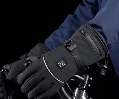 Verwarmde handschoenen met powerbanks, polsband en touchscreen-vingers - beeld 3