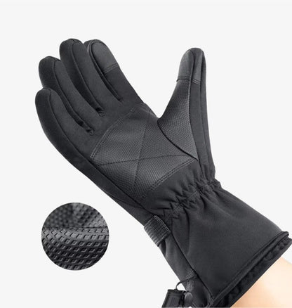 Verwarmde handschoenen met powerbanks, polsband en touchscreen-vingers - beeld 4