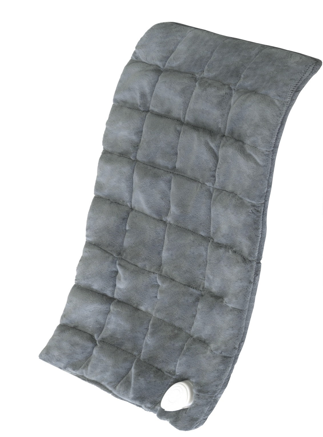 Verzwaard warmtekussen van 60 x 30 cm, doorgestikt in vakken