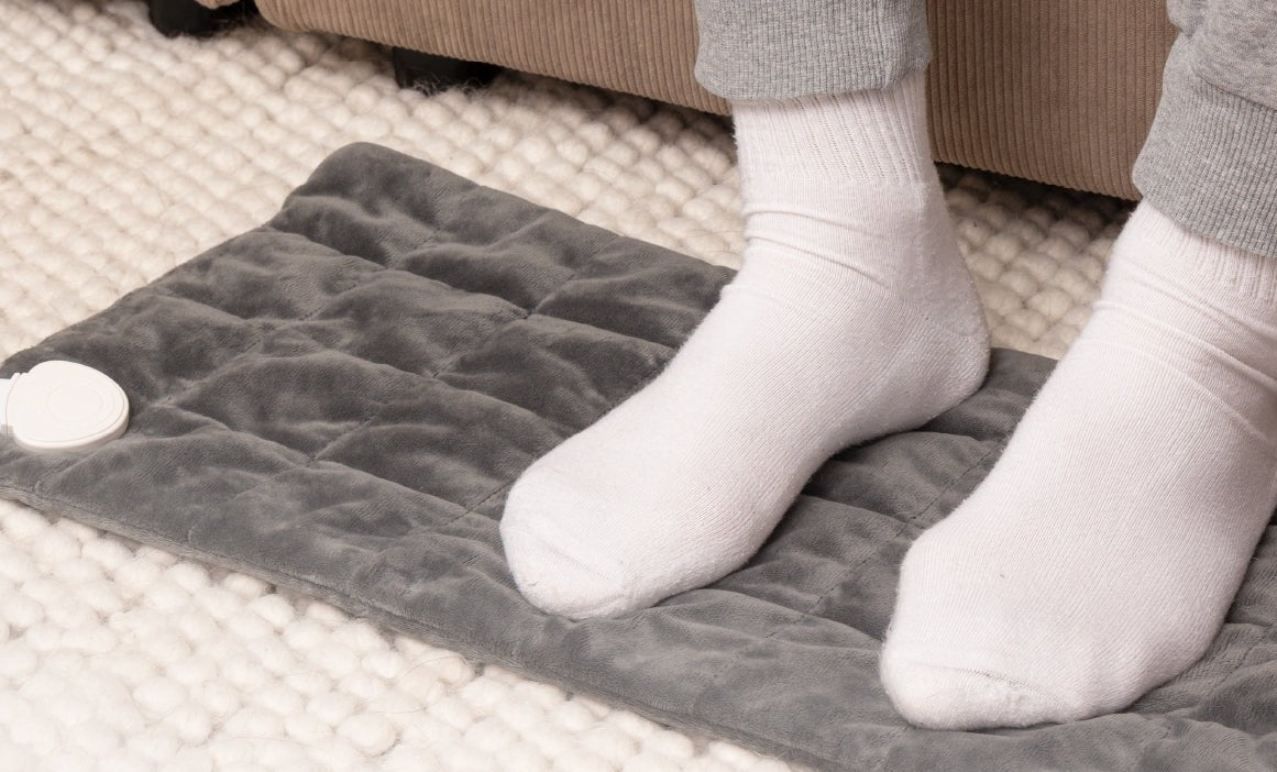 Verzwaard warmtekussen van 60 x 30 cm, doorgestikt in vakken - beeld 4