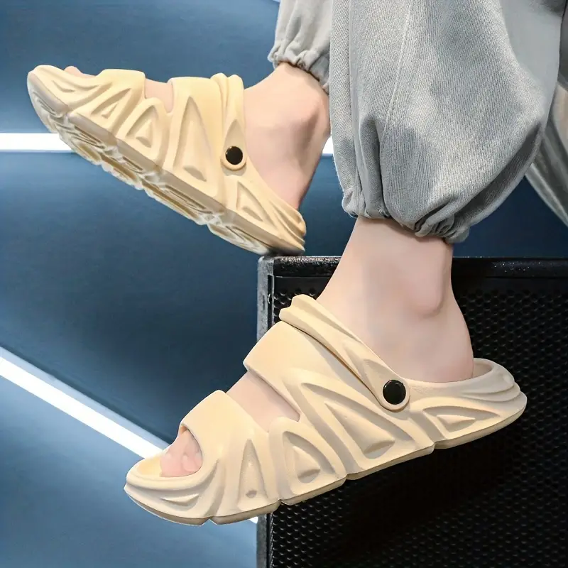 Slippers Gesloten Teen Antislipzool Comfortabel Voor Binnen en Buiten Dagelijks Gebruik