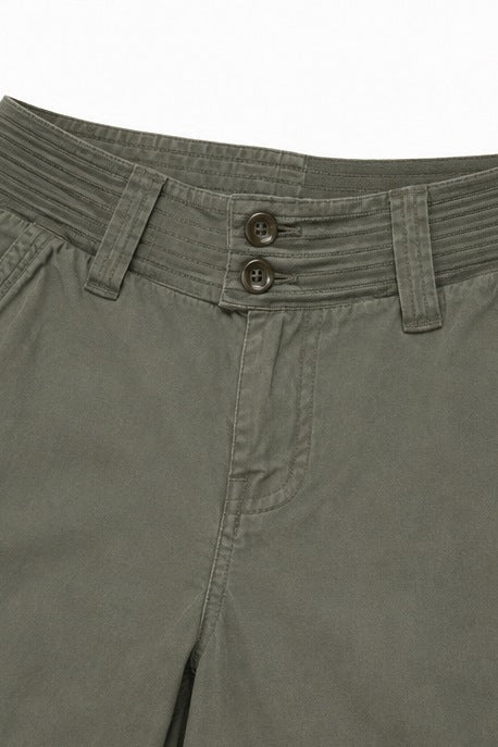 Wijde cargobroek voor dames in vintage look met klepzakken en D-ringen - beeld 5
