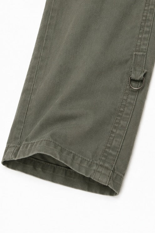 Wijde cargobroek voor dames in vintage look met klepzakken en D-ringen - beeld 6