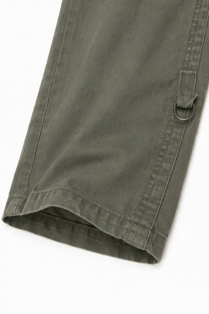 Wijde cargobroek voor dames in vintage look met klepzakken en D-ringen - beeld 6