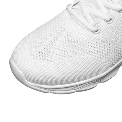 Herensneakers van mesh met lichte schokdempende zool en veters - beeld 6
