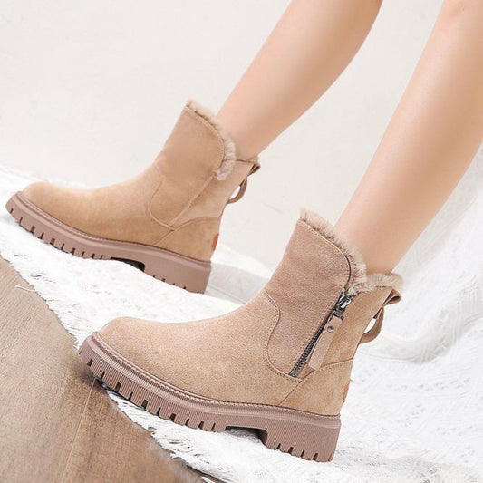 Elina Winterboots - Dames - Warme Bontvoering en Waterafstotend Ontwerp