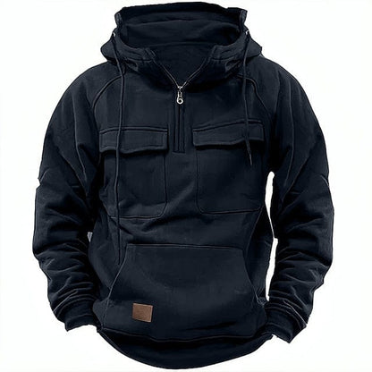 Warme Premium Hoodie voor de Winter - Katoenmix met Fleece Voering en Capuchon
