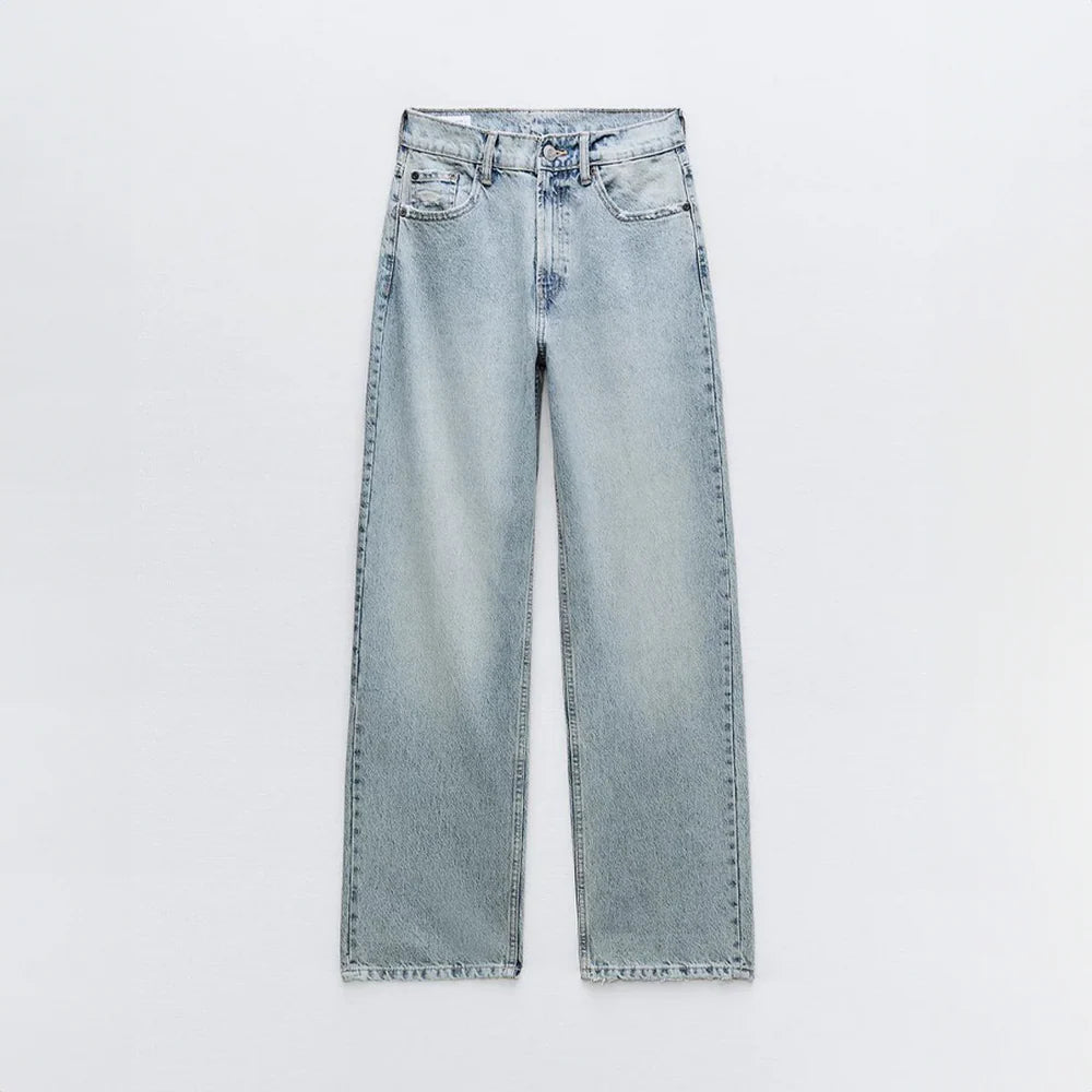 Ripped High Waist Jeans - Dames - Modieuze look met praktische zakken
