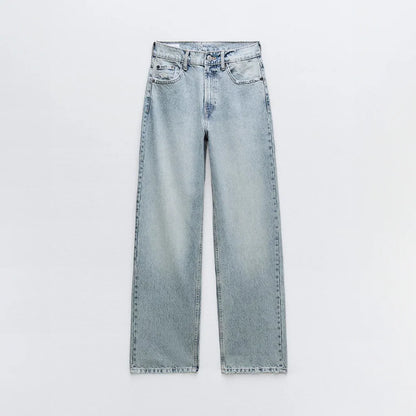 Ripped High Waist Jeans - Dames - Modieuze look met praktische zakken